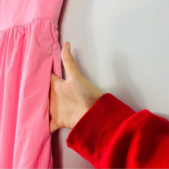 House of CB Elia Pink Romantic Midi Dress Size Small - Picture 3 of 12